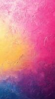 Vibrant abstract texture blending warm and cool colors creates a stunning visual contrast in artistic expression photo