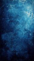 Deep blue abstract texture with layered brush strokes creating a calming oceanic effect photo
