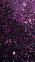 Sparkling purple and black mineral texture enhances visual creativity in modern design elements photo