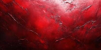 Bold red texture featuring deep hues and striking surface details in a modern art style photo