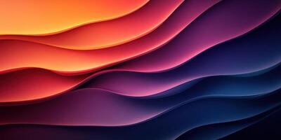 Colorful abstract waves create a mesmerizing visual effect in flowing patterns and gradients photo
