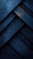 Dark geometric patterns create an abstract background with layered textures and contrasting light effects in deep blue tones photo