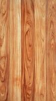 Detailed close-up of a wooden surface showcasing intricate grain patterns and rich colors in natural light photo