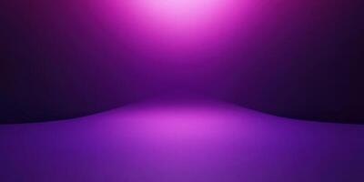 Colorful purple lighting creates a vibrant atmosphere in a studio space for artistic expression and creative activities photo