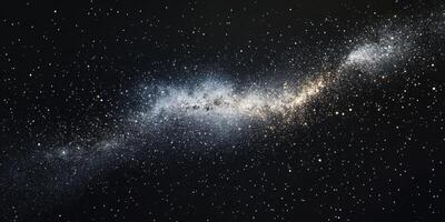 Vast expanse of stars and cosmic dust reveals the beauty of the universe during a clear night photo