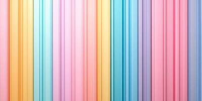 Colorful striped background showcasing pastel hues in a modern design setting photo
