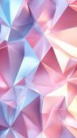 Colorful geometric shapes create a vibrant abstract background with a pastel palette in soft lighting photo
