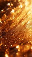 Golden shimmer reflects light in a stunning textured surface capturing the essence of luxury and elegance photo