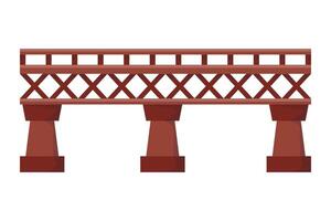 Distinctive Architectural Bridge Design Tailored for Creative Project and Idea vector