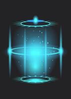 Futuristic Teleport Energy Cylinders with Stunning Glowing Effects That Captivate the Imagination vector