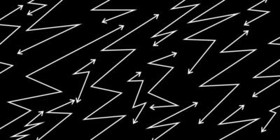 zig zag arrow icon abstract background, line design on black background. suitable for your design project vector