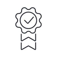guarantee icons isolated on White Background. Flat style design vector