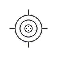 focused icons isolated on White Background. Flat style design vector