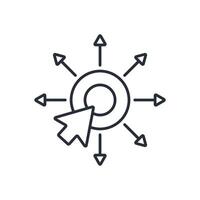 decentralized icons isolated on White Background. Flat style design vector