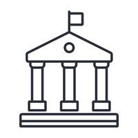 governance icons isolated on White Background. Flat style design vector