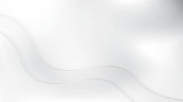 Abstract white and gray color, modern design stripes background with curve lines, wavy pattern, illust vector