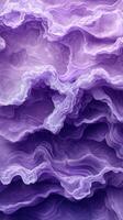 Abstract purple waves create a dreamy and fluid texture in a vibrant digital art composition photo