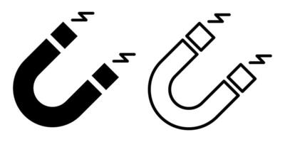 Magnet icon simple design vector