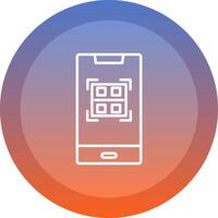 Qr Code Icon Symbol Art Sign vector