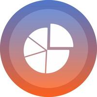 Pie Chart Icon Symbol Art Sign vector