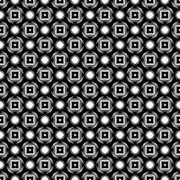 Monochromatic mosaic design with infinite repetition patterns vector