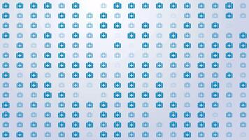Medical Kit Icon Pattern Background Loop video