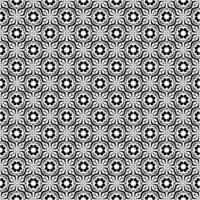 Monochromatic mosaic with infinite repetition, showcasing elegant black and white design vector