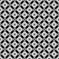 Monochromatic mosaic design with infinite repetition pattern vector