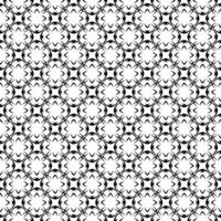 Grayscale ornamental design arrangement with continuous flow patterns vector