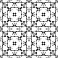 Grayscale ornamental design arrangement with continuous flow pattern vector