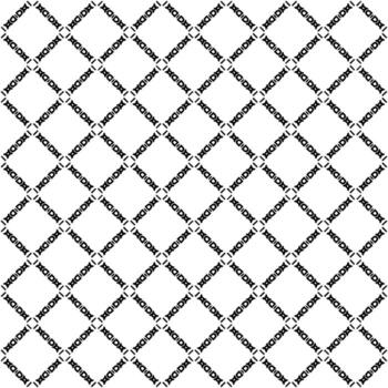 Grayscale ornamental arrangement with continuous flow pattern vector