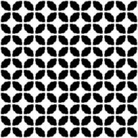 Grayscale ornamental design arrangement with continuous flow vector