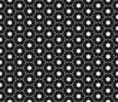 Grayscale pattern featuring continuous forms vector