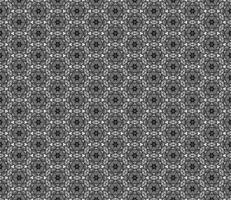 Duotone ornamental composition with infinite repetition, showcasing elegant grayscale elements and sophisticated mosaic-inspired decorative vector