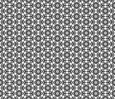 Monochromatic geometric patterns flowing endlessly across a stark backdrop, featuring intricate grayscale vector