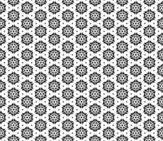 Grayscale pattern featuring continuous abstract forms, blending seamless black and white elements with intricate mosaic vector