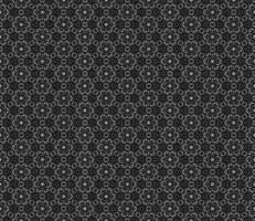 Grayscale pattern featuring continuous abstract forms vector