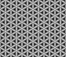 Black and white seamless arrangement with sophisticated ornamental details, combining grayscale motifs vector