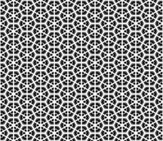 Grayscale pattern featuring continuous abstract forms, blending seamless vector