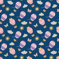 Seamless pattern with balloons. Design for fabric, textile, wallpaper, packaging vector