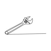 A Continuous Line Art Tribute to Workers vector
