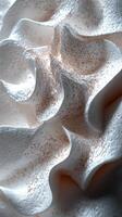 Delicious whipped cream topped with a sprinkle of chocolate, perfect for desserts and drinks photo