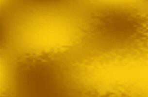 Gradient solid gold background. Shiny gold foil paint. Blur texture backdrop graphic gradient wallpaper. Vibrant golden design luxury paper. Gold sheet with gloss light reflection. vector
