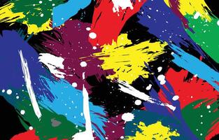abstract colorful background with splashes vector