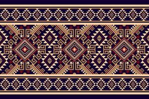 Geometric ethnic oriental pattern on navy blue background,abstract background,traditional pattern vector