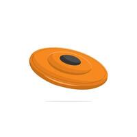 Flat Flying disc icon symbol design on white background vector