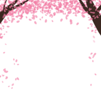Sakura Trees Decoration png