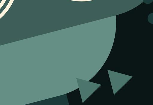 abstract background with geometric shapes. green background illustration vector