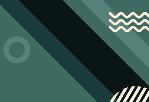 simple a green and black background with a wave pattern vector