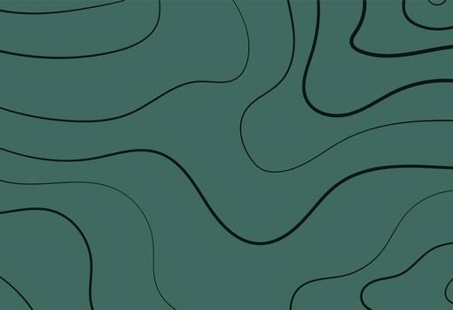 a green background with a black line, Abstract background with wavy lines in green colors vector